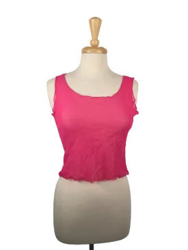 51 Tank top in a solid color. Made in France