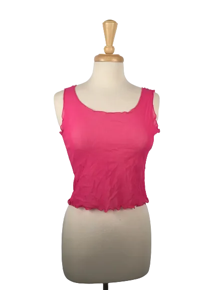 51 Tank top in a solid color. Made in France