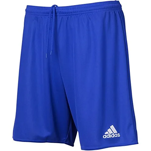 Adidas Men Standard Parma 16 Shorts Color Bold Blue White Size Medium