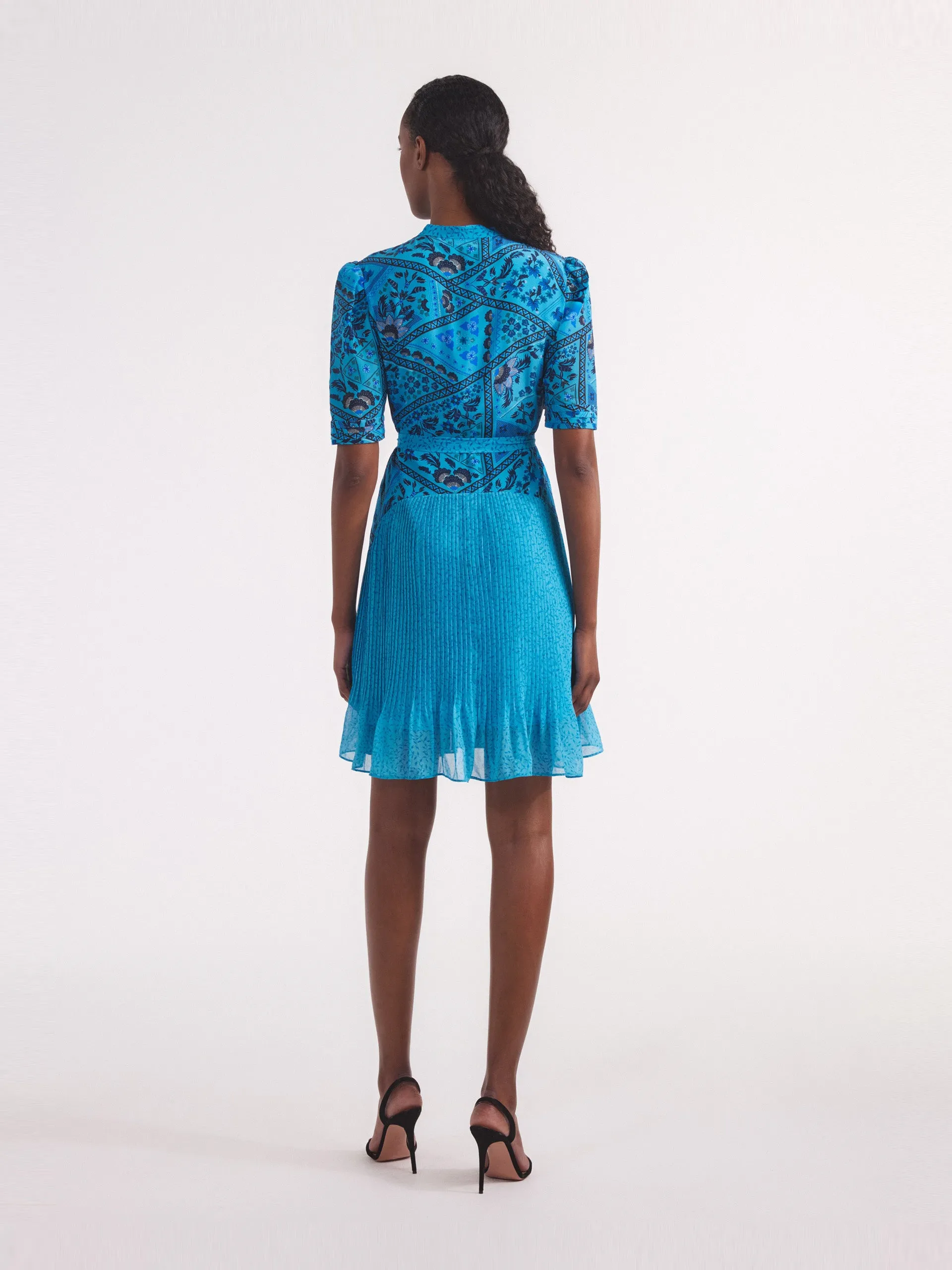 Alam patchwork sky Ally dress