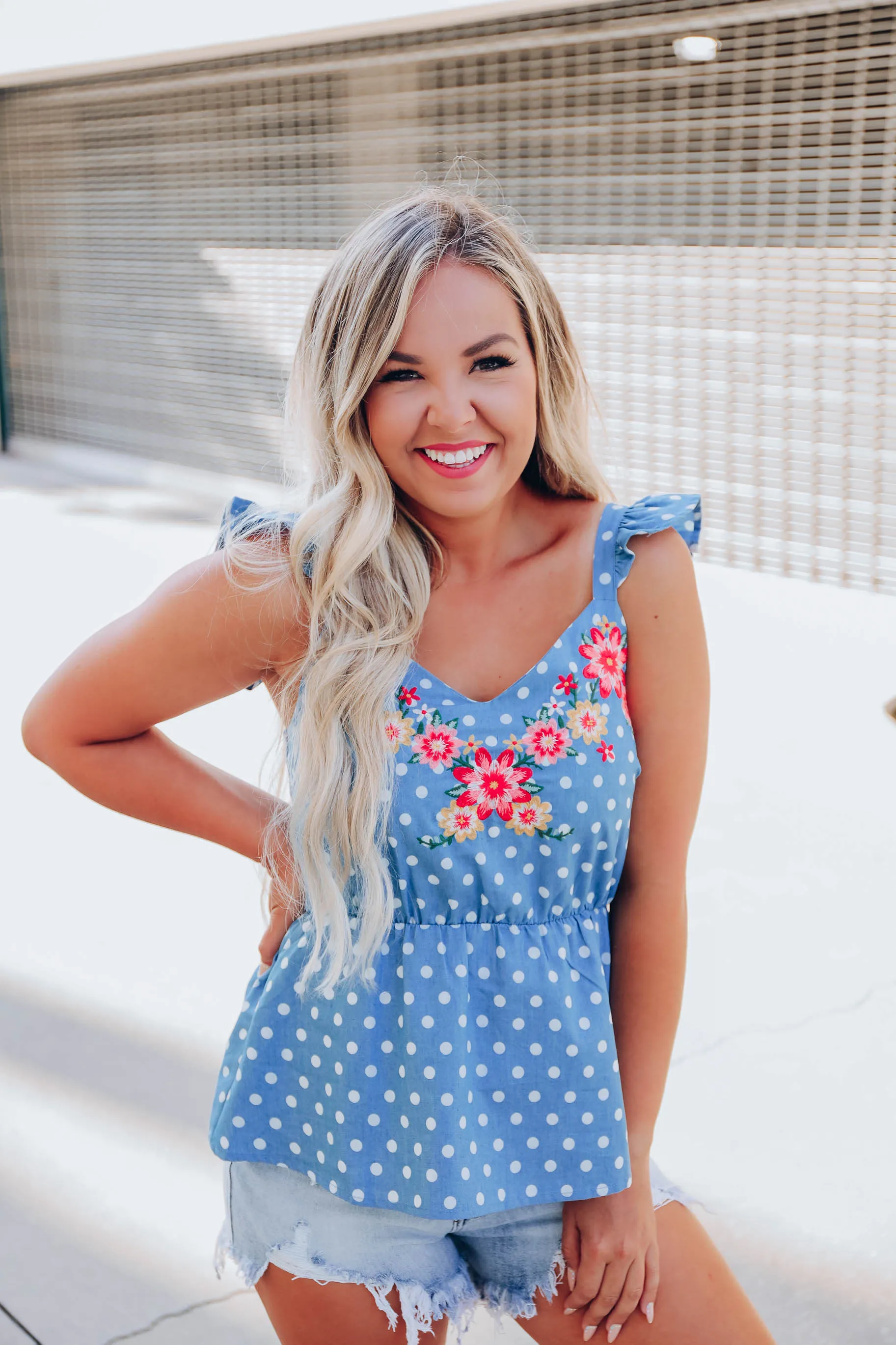 Arizona Polka Dot Blouse