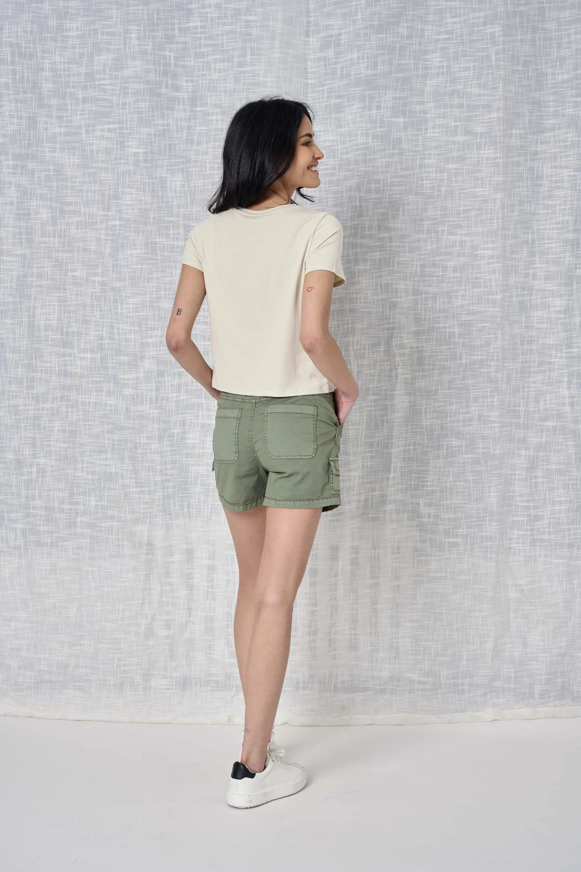 Asher Solid Twill Short