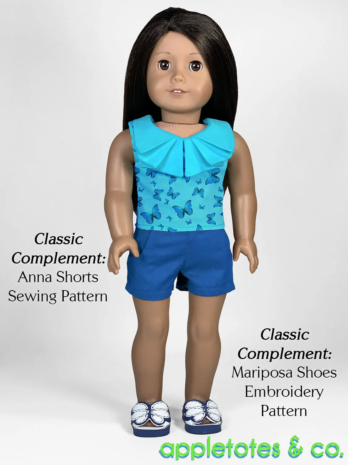 Aster Dress Top Combo 18 Inch Doll Sewing Pattern