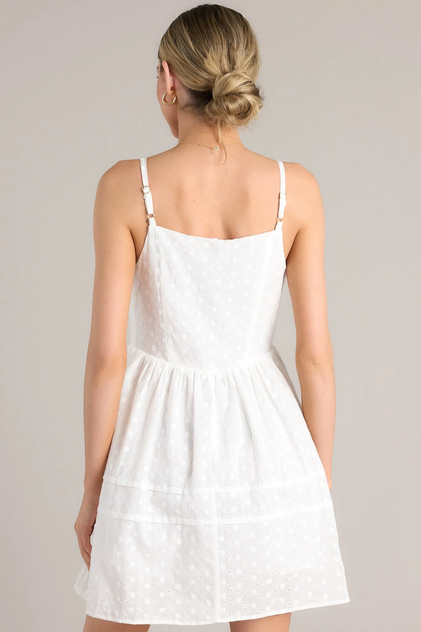 At The Wishing Well White Eyelet Dress