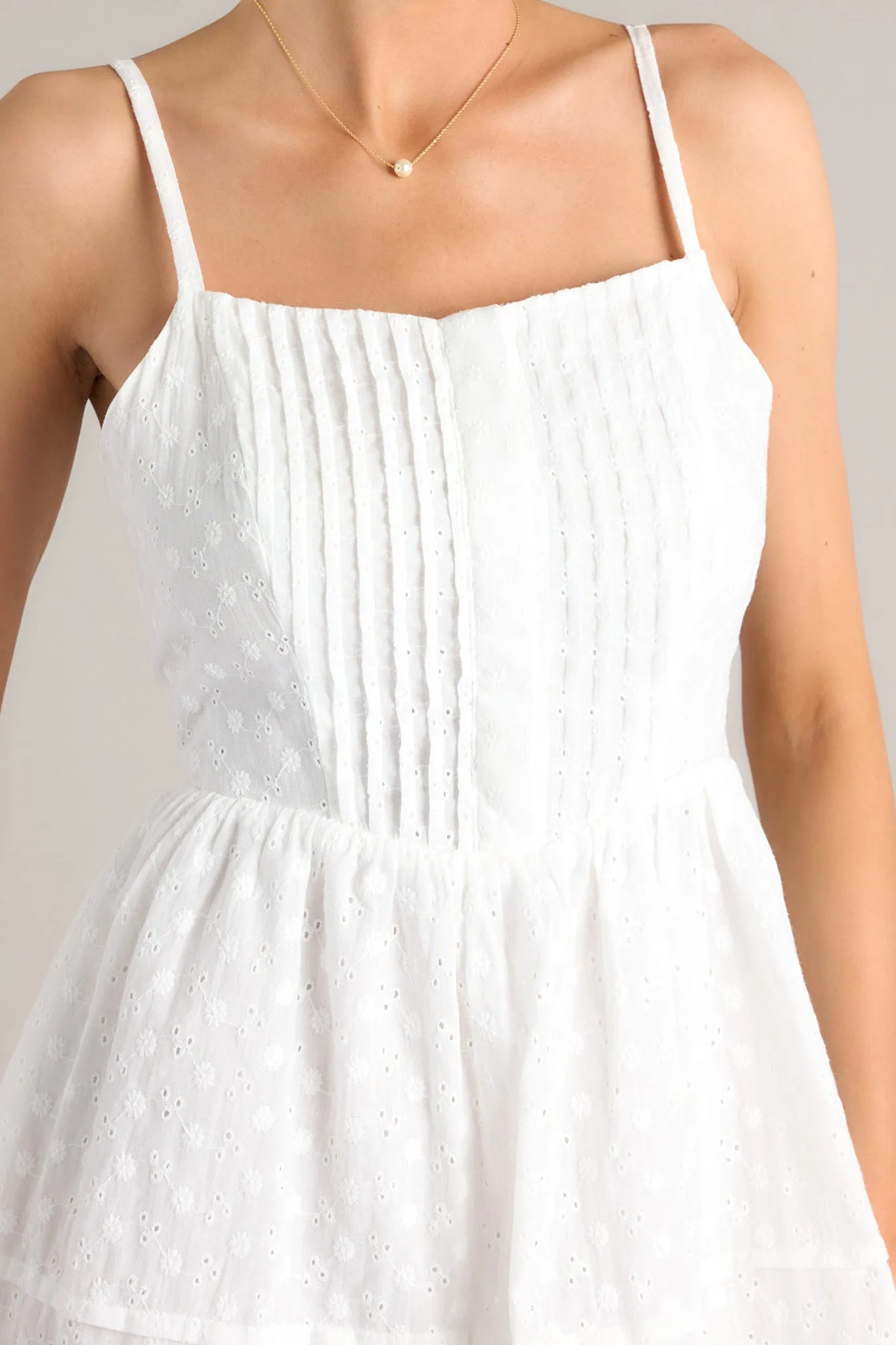 At The Wishing Well White Eyelet Dress