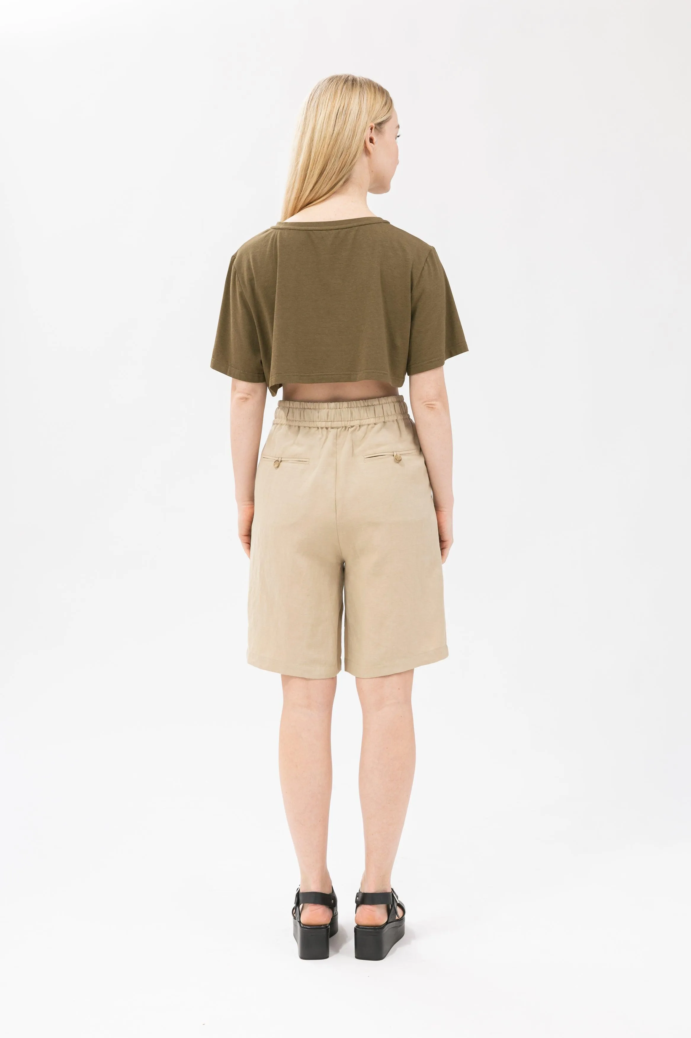 Bamboo Linen Shorts