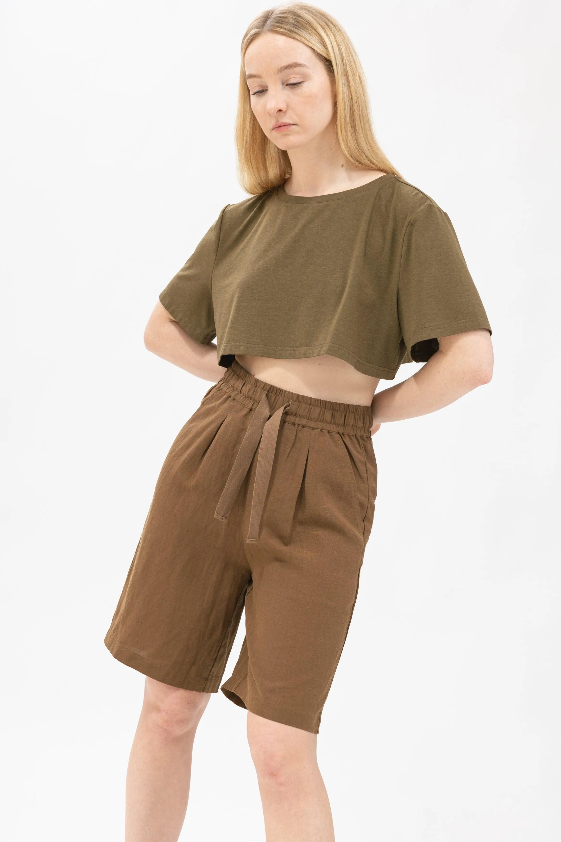 Bamboo Linen Shorts