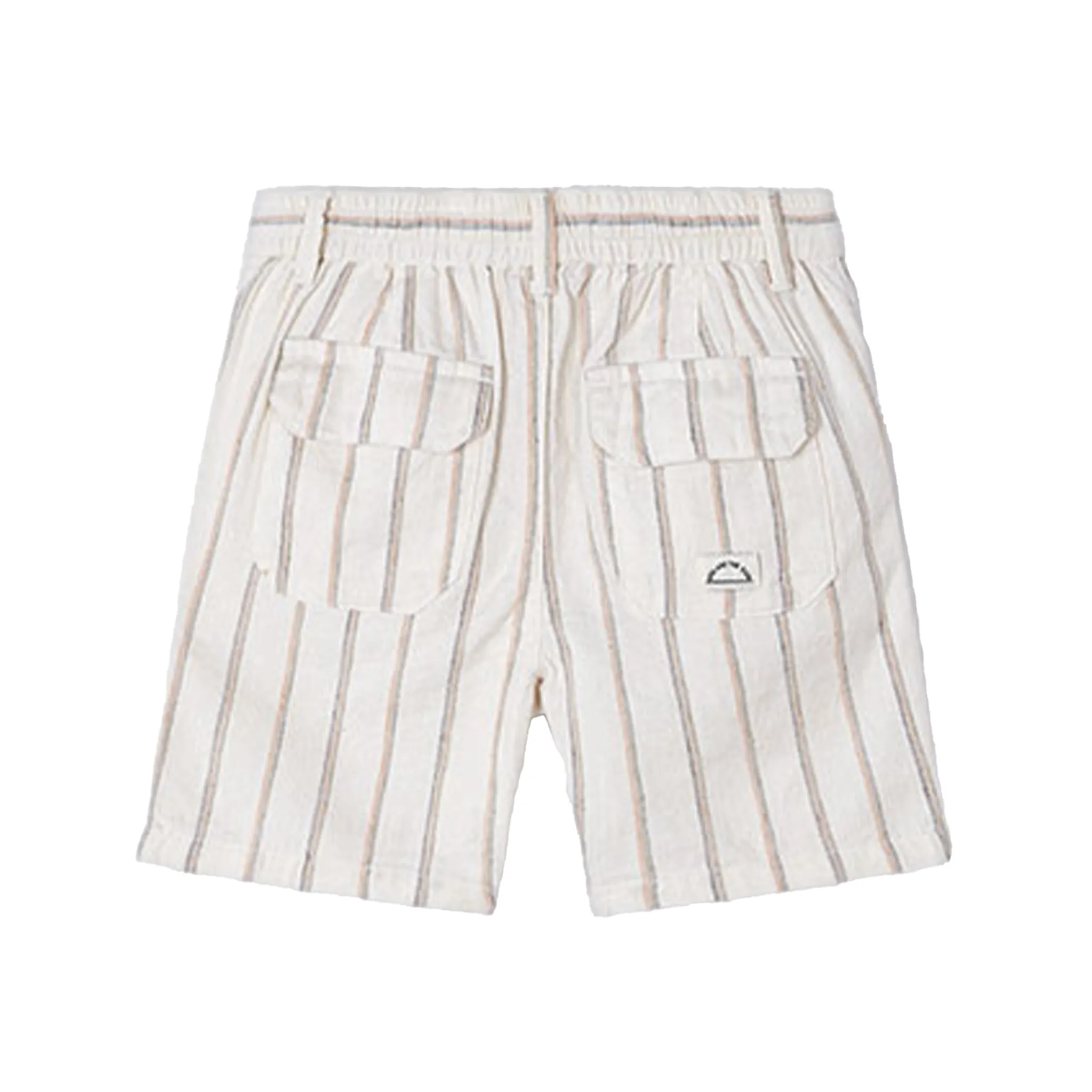 Boys Striped Linen Shorts