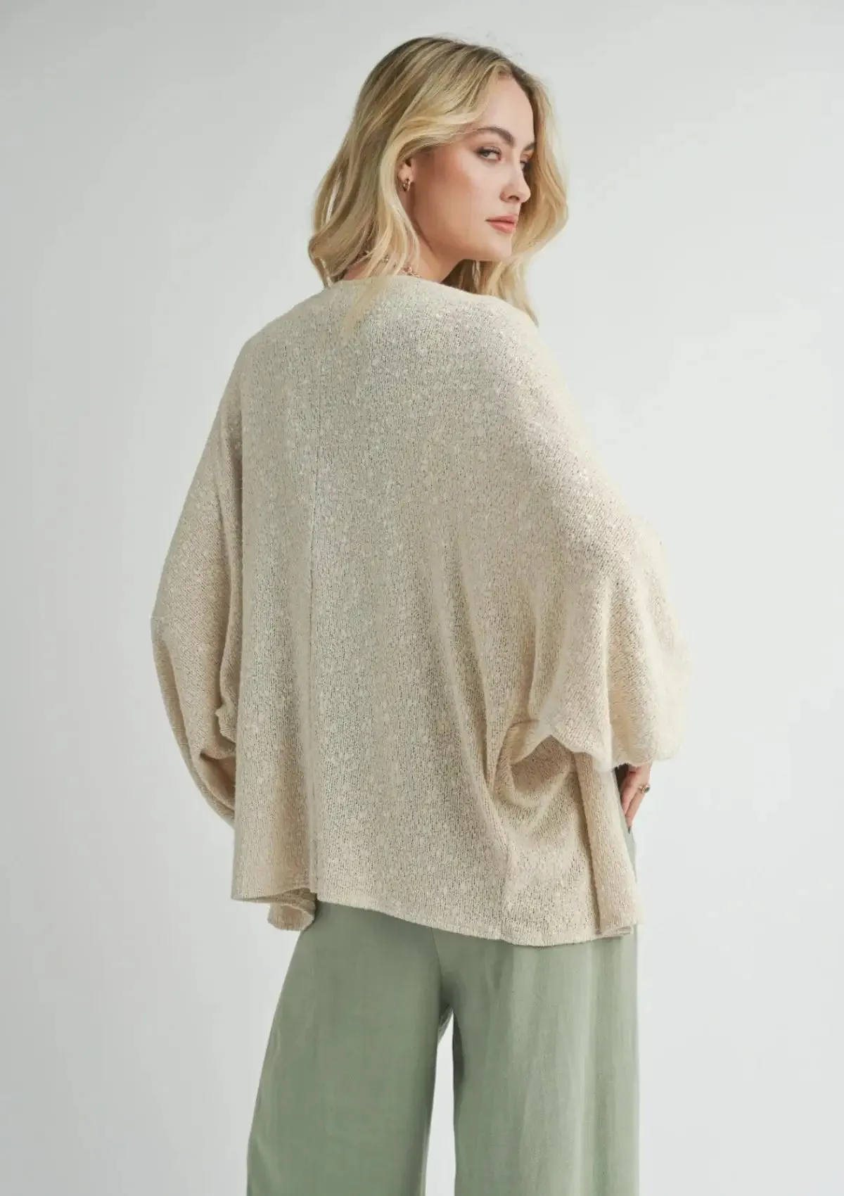 Core Memory Open Cardigan - Cream