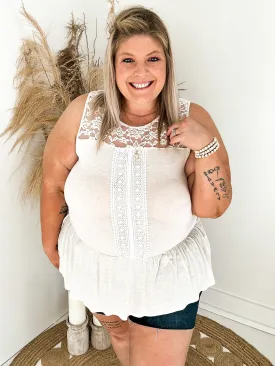 Curvy Dressed In Lace Tank