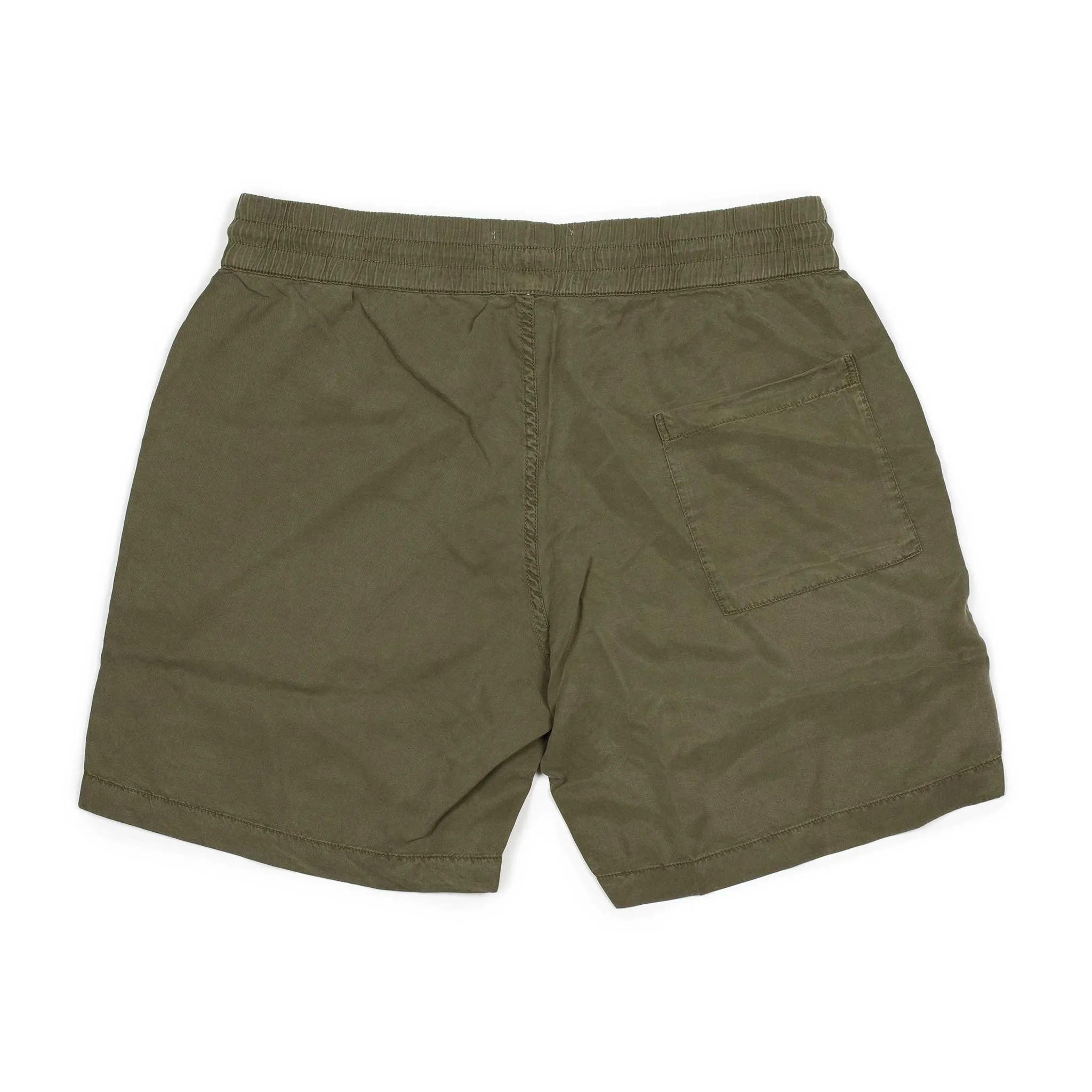 Dogtown easy shorts in washed olive tencel(restock)