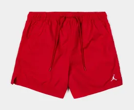 Essentials Poolside 5" Mens Shorts (Red/White)