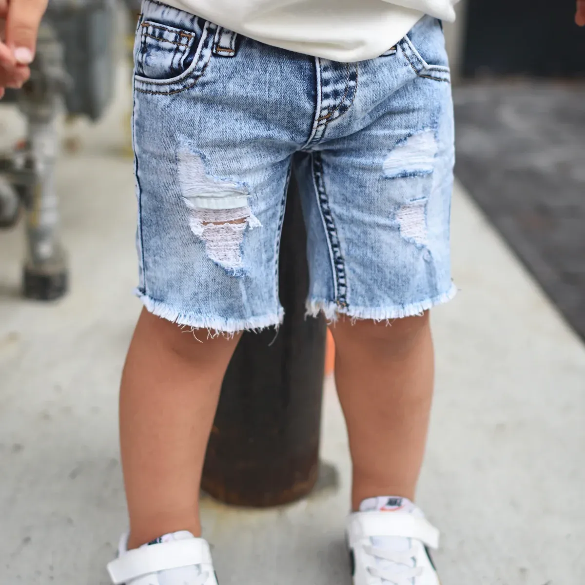 GH Light Denim Shorts