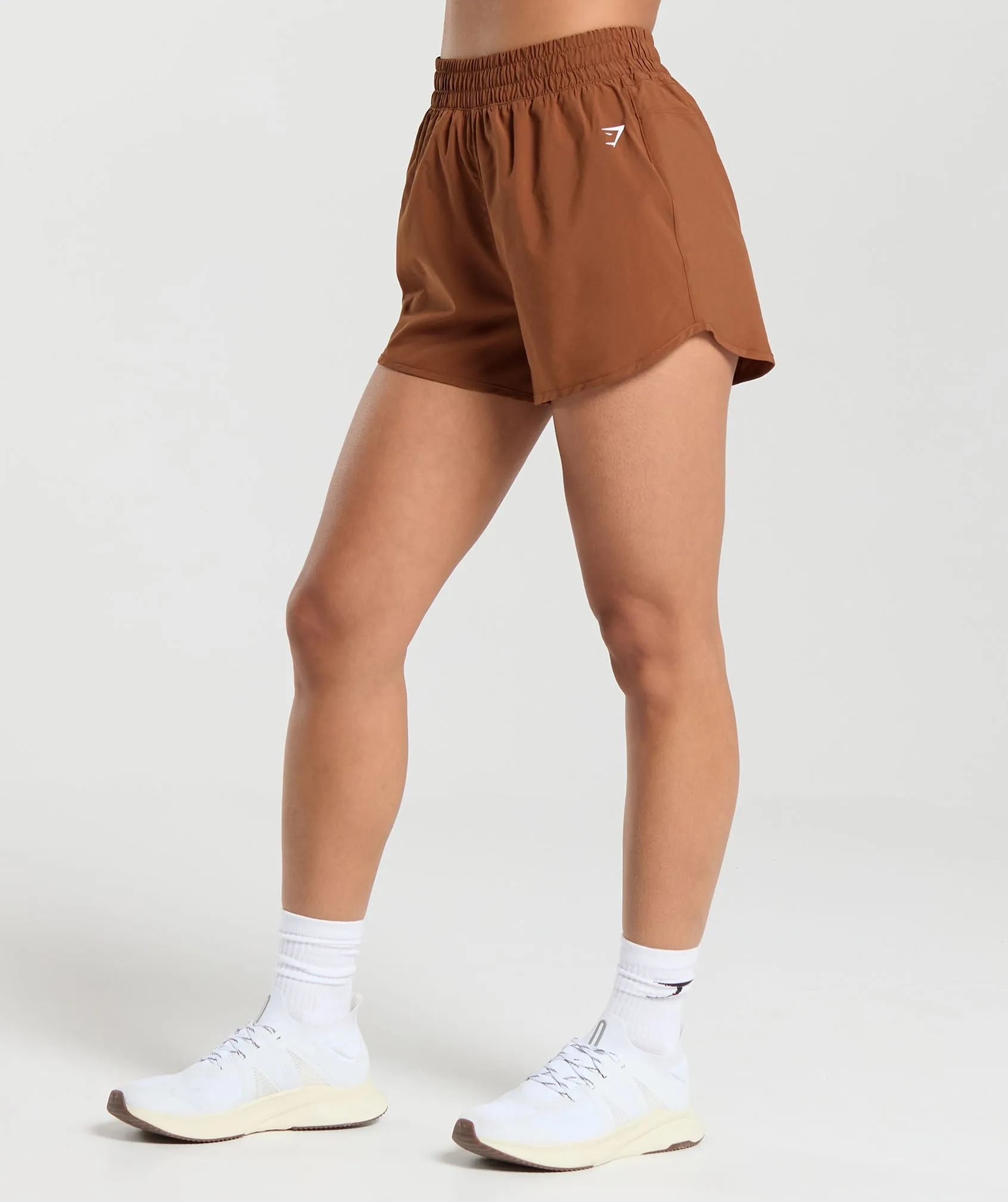 Gymshark Contour Shorts - Copper Brown