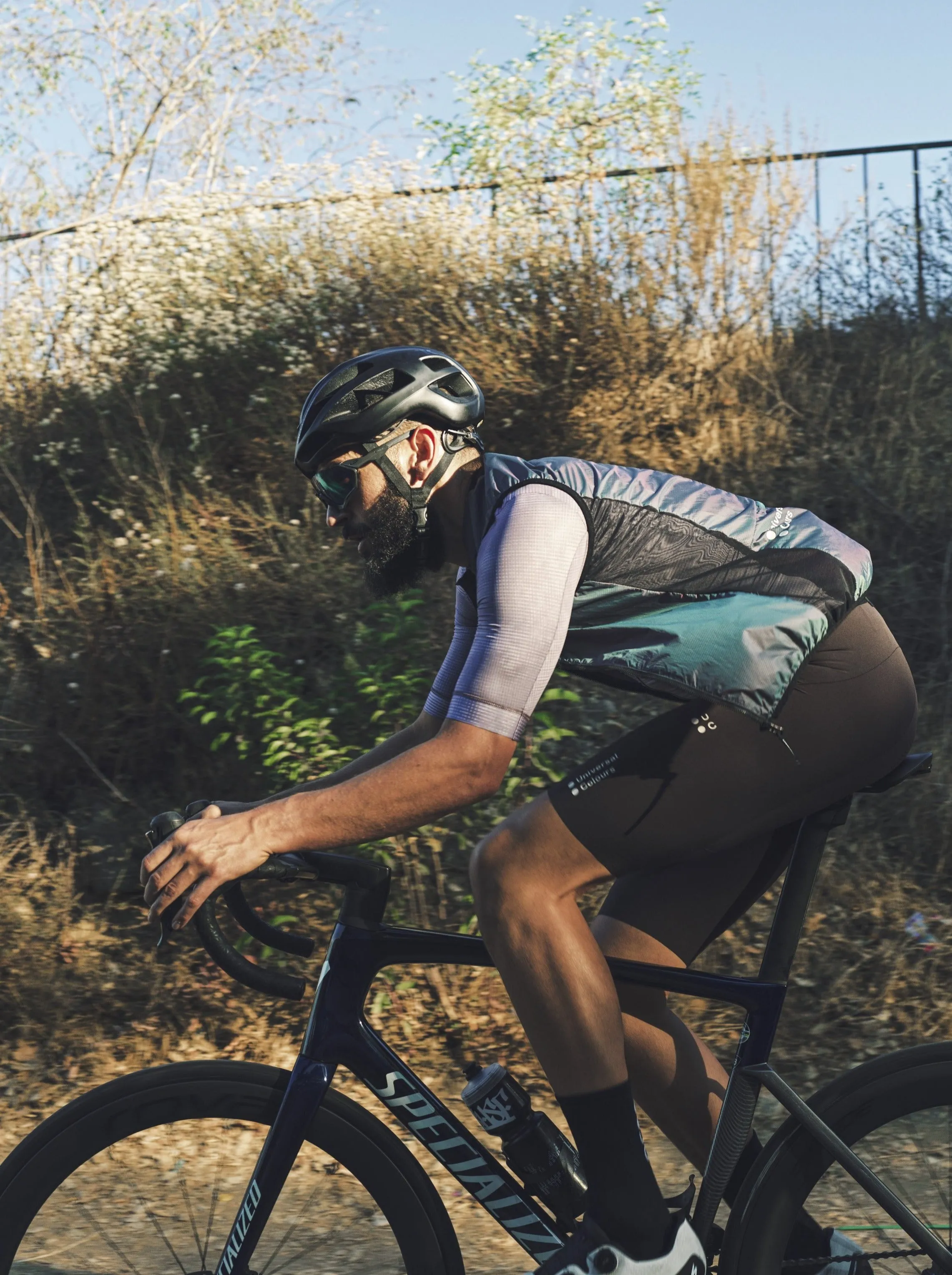 Heavy Dark Brown Chroma Bib Short