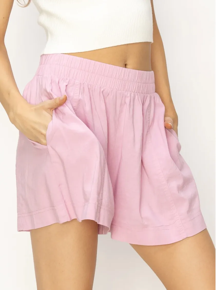 High Waist Short with Seam Detail