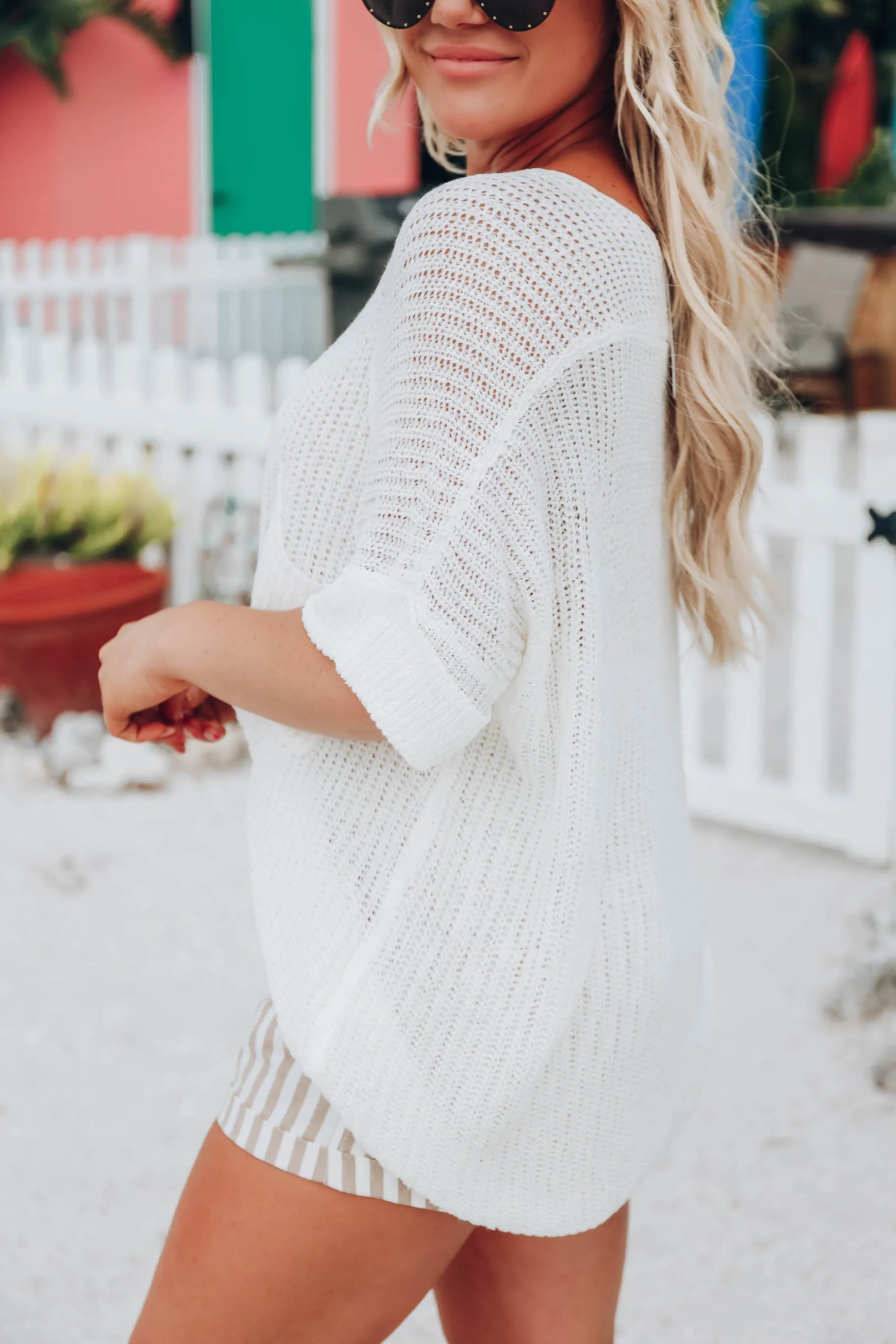 Light N Airy Oversized Knit Top