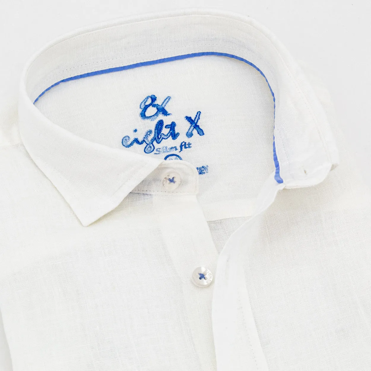 Linen Button Down Shirt - Soft White