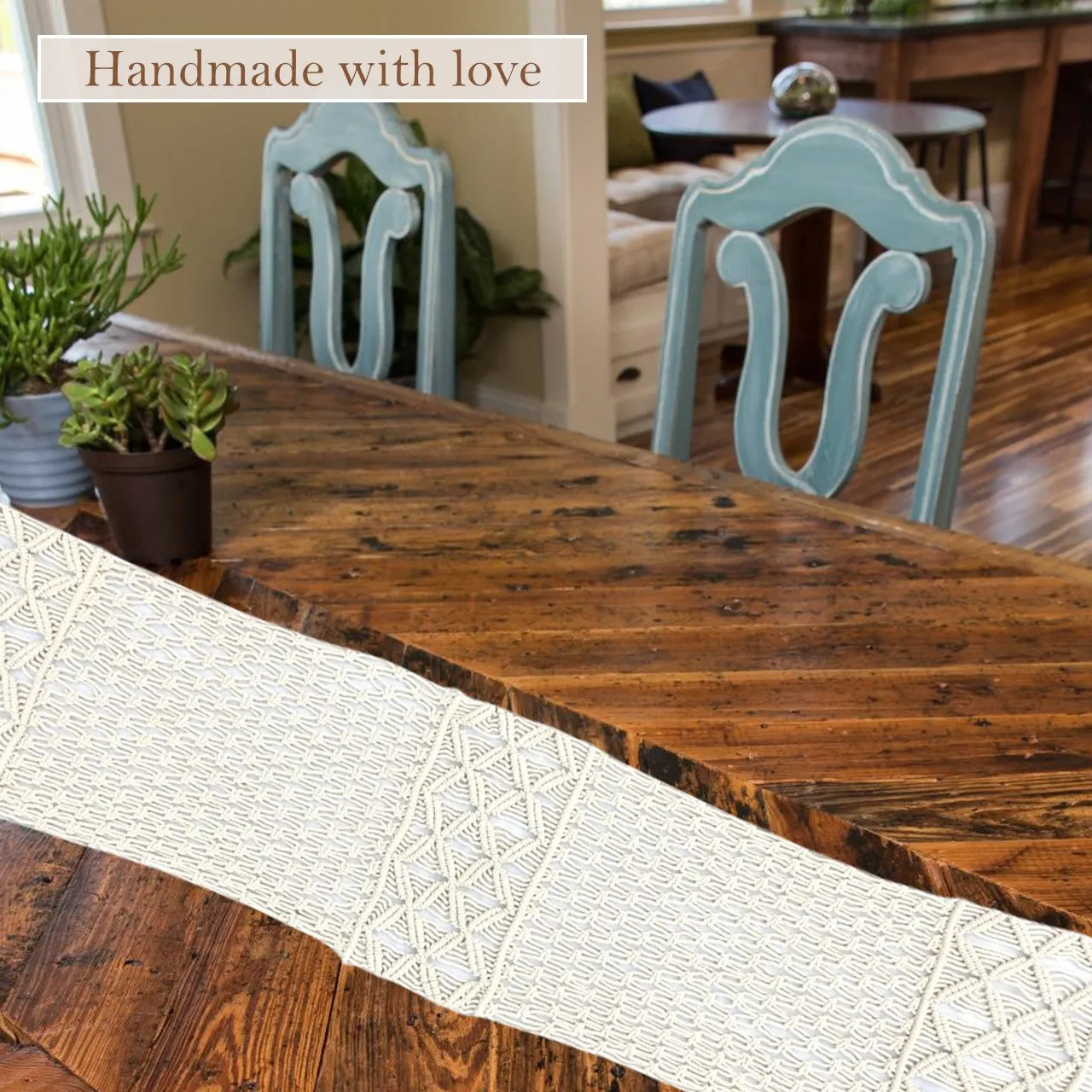 MACRAME TABLE RUNNER