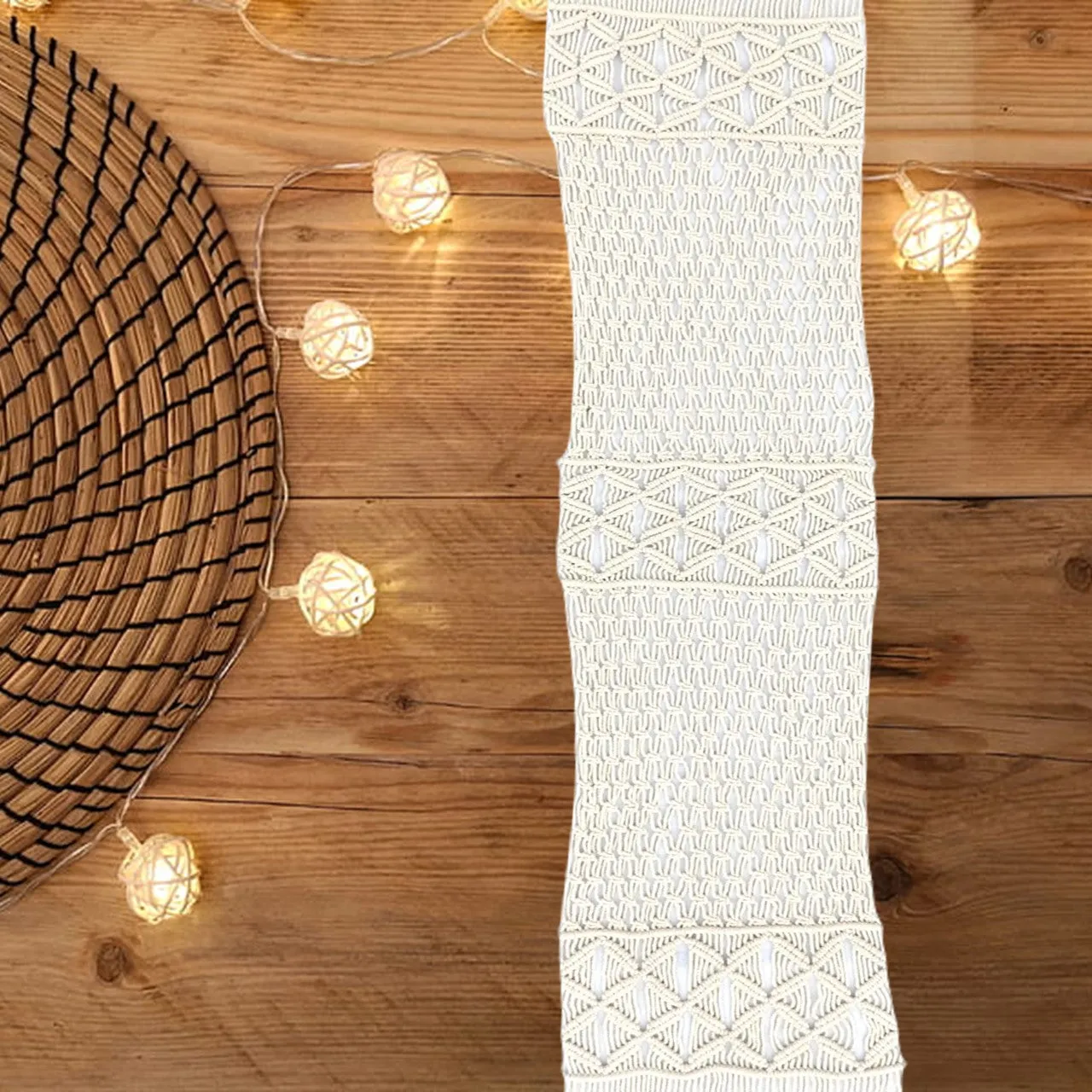 MACRAME TABLE RUNNER