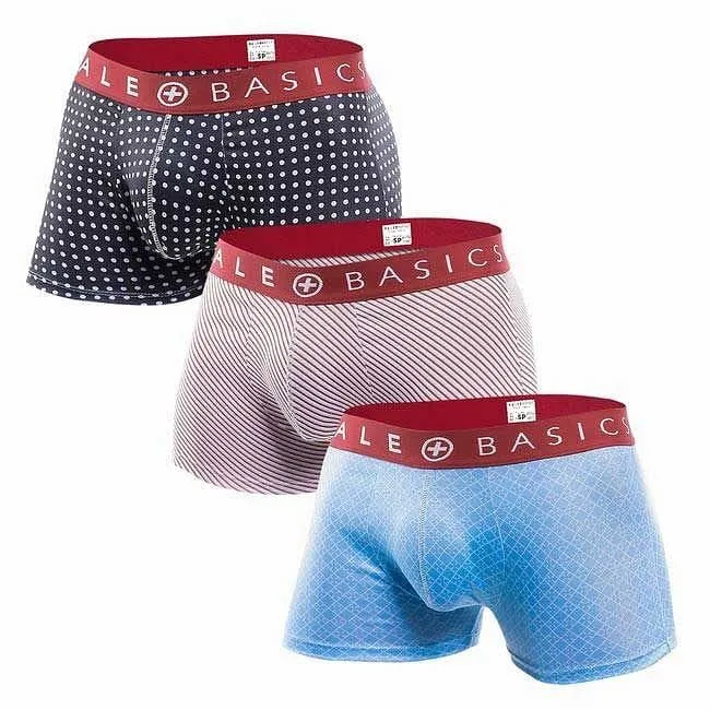 MaleBasics New Trunk Boxer Shorts 3-Pack