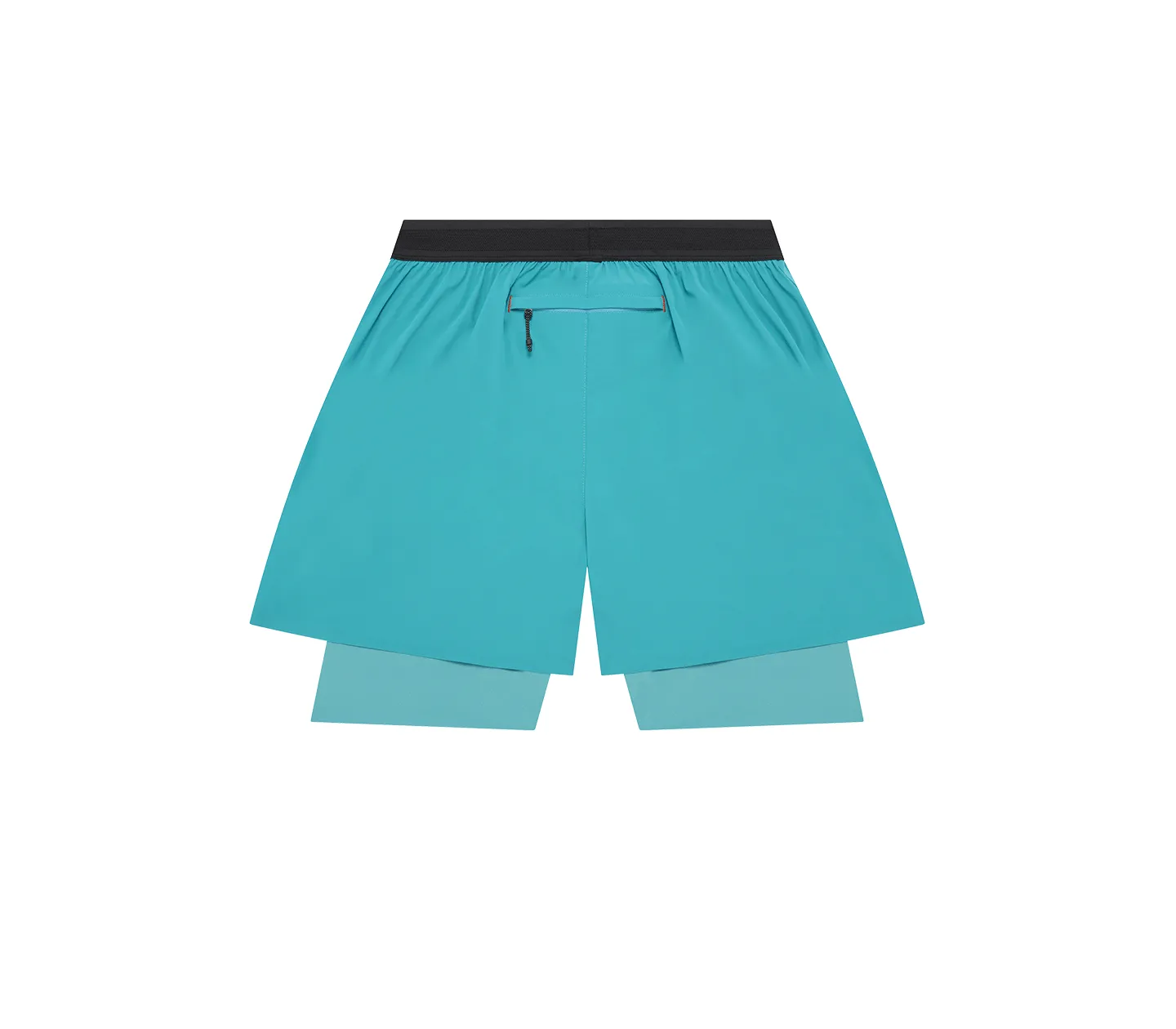 Men's Dual Run Shorts | Aqua Blue