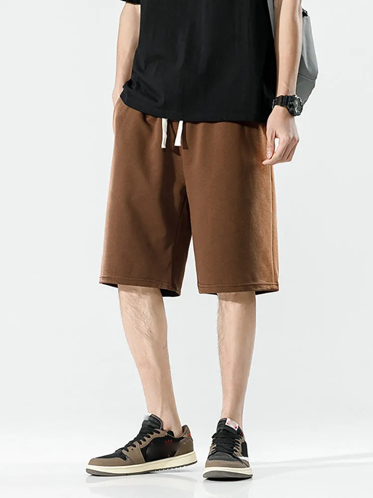 Men'S Gradient Color Cropped Shorts