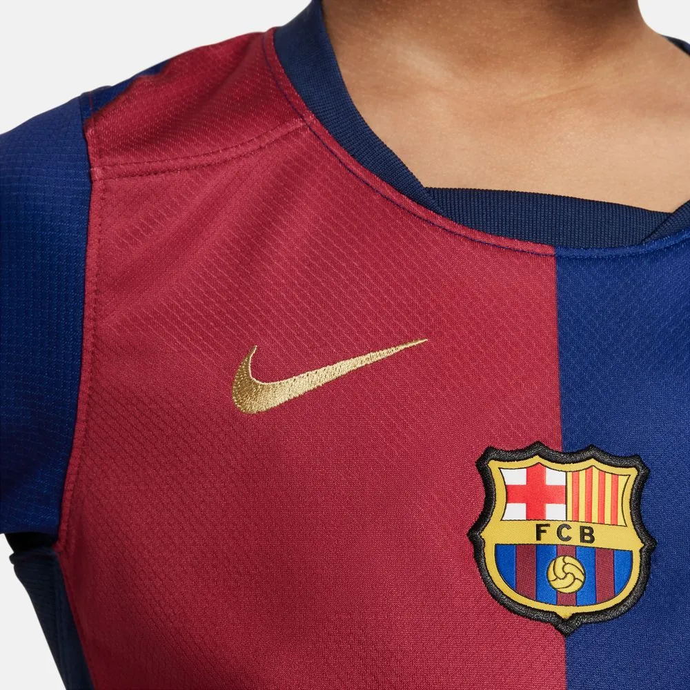 Nike Barcelona 2024/25 Home Little Kids Mini Kit