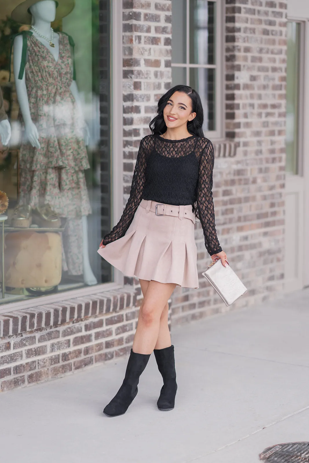 Opal Suede Skirt