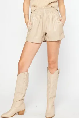 "Can't Ignore" Shorts (Cream)