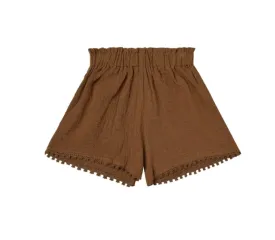 Rylee   Cru Girls Chocolate Color Remi Shorts