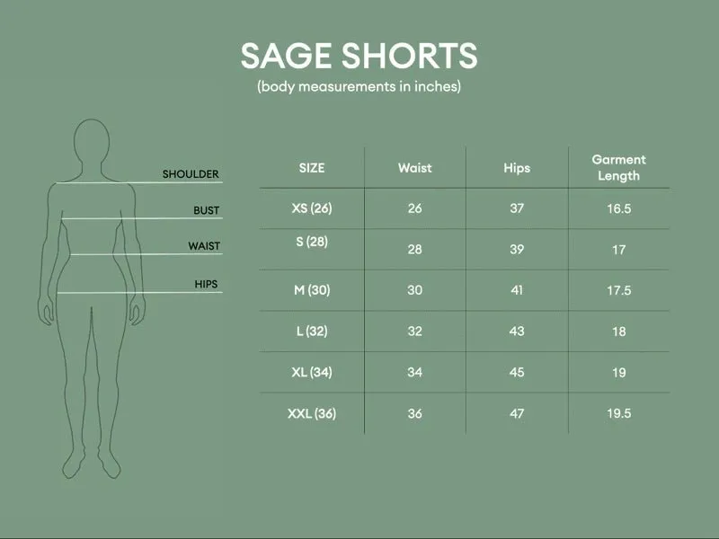 Sage Shorts - Black