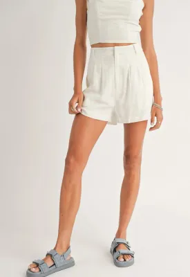 Sage the Label Roam Around Pleated Short