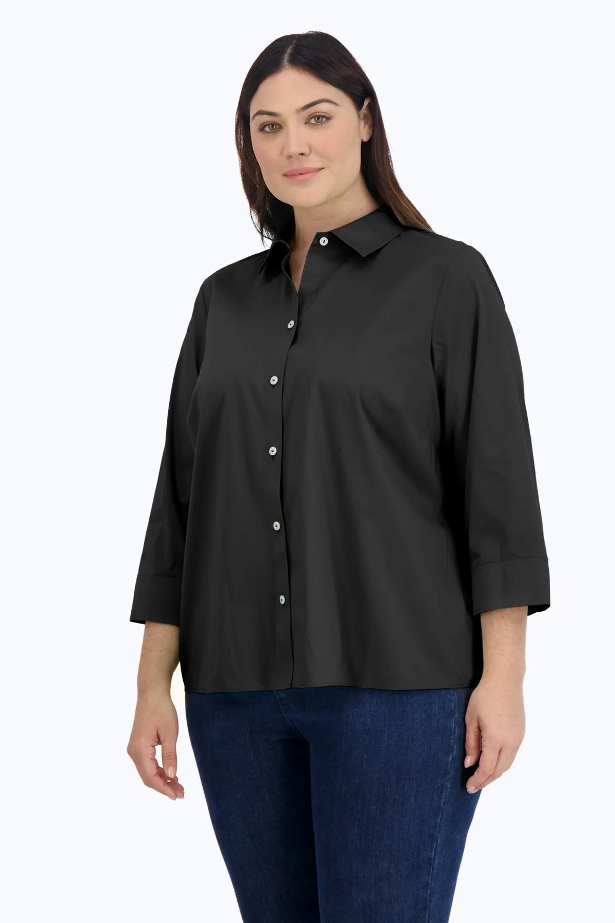 Sandra Plus Stretch No Iron Shirt