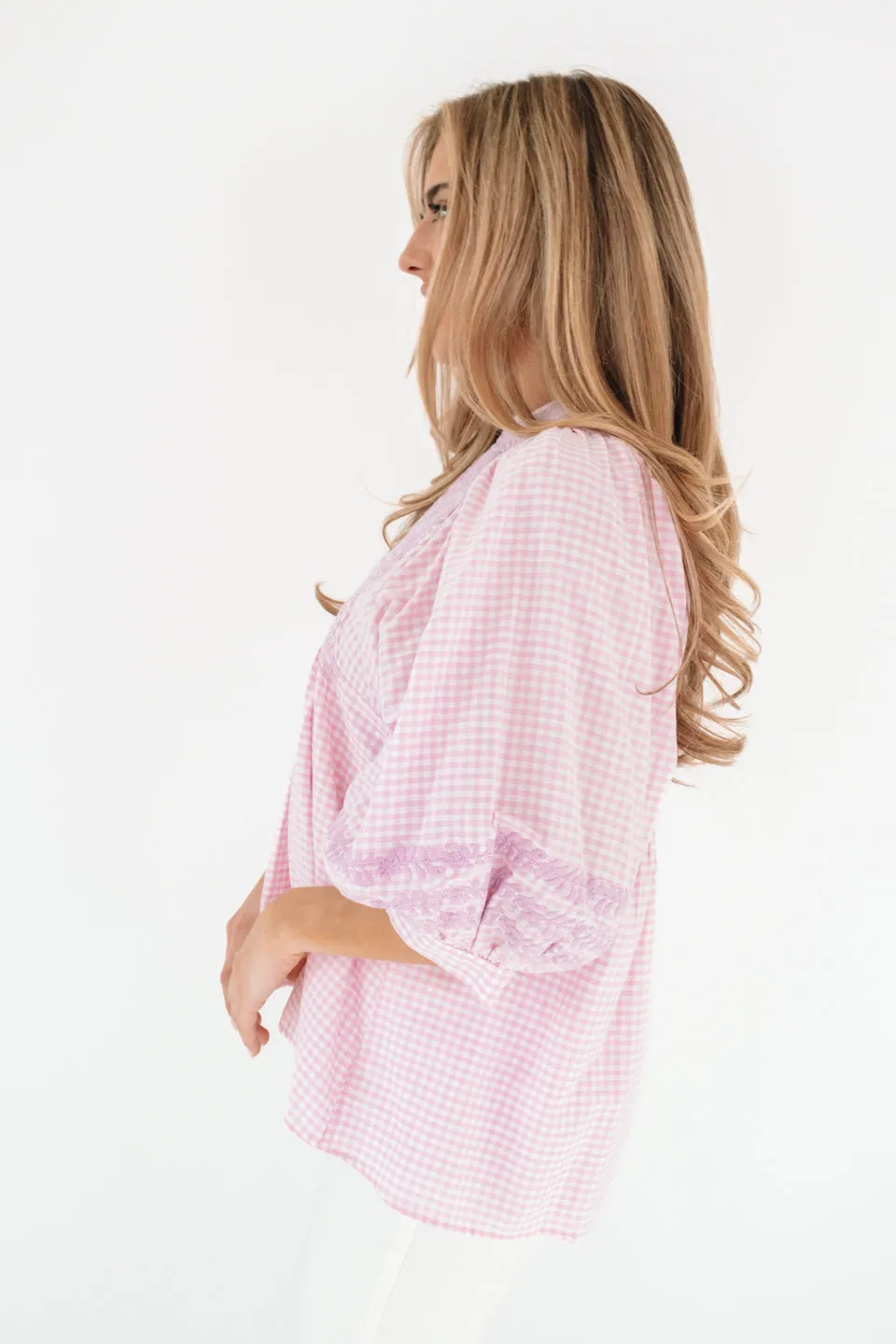 The Blanche Top - Light Pink