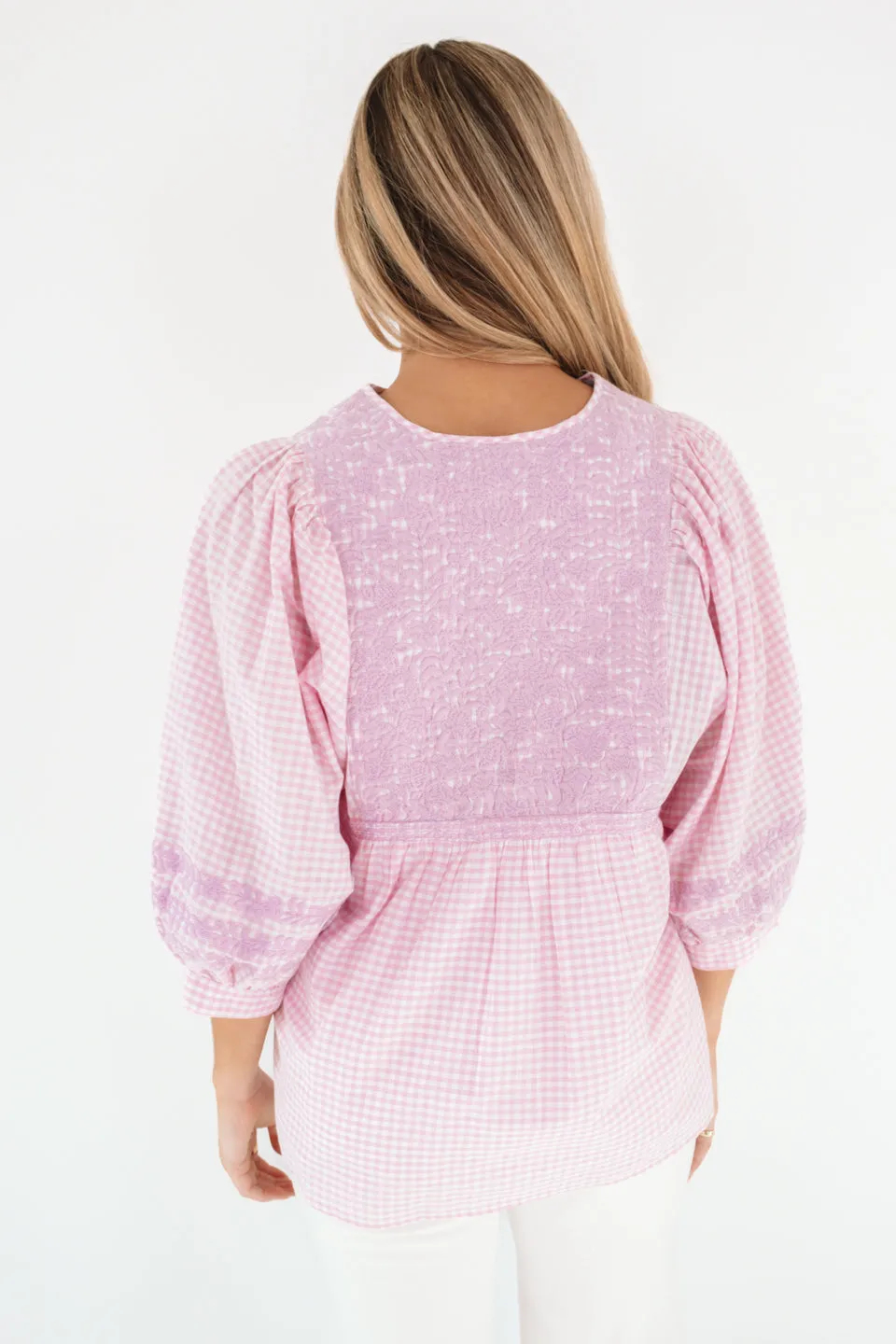 The Blanche Top - Light Pink