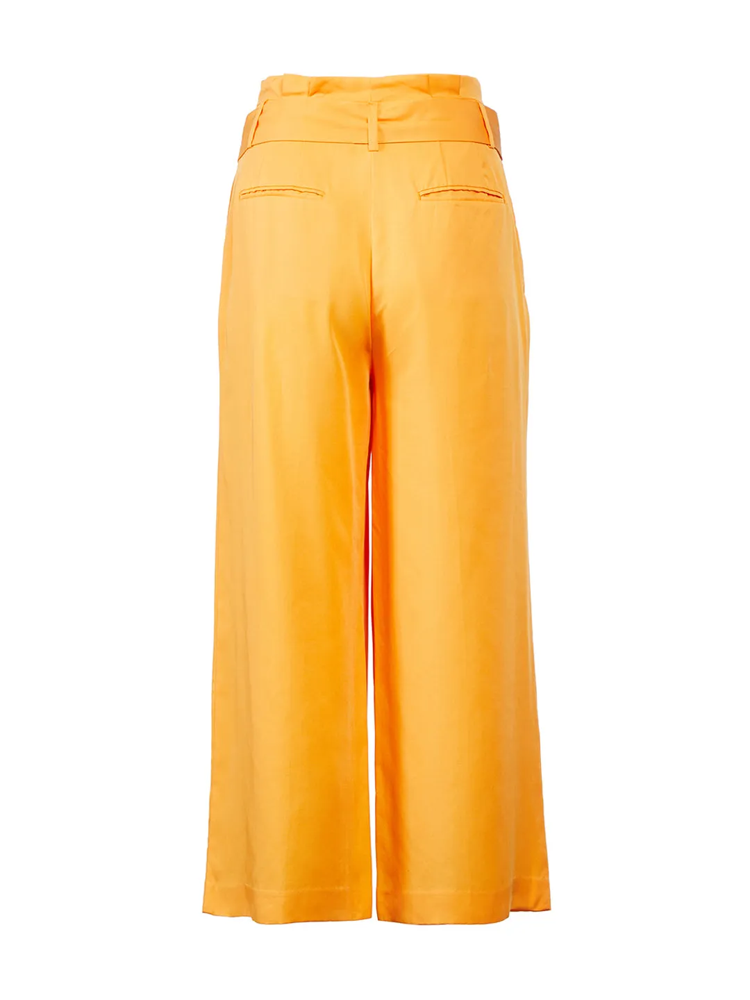 The Paperbag Culotte Pant in Fresh Mandarin