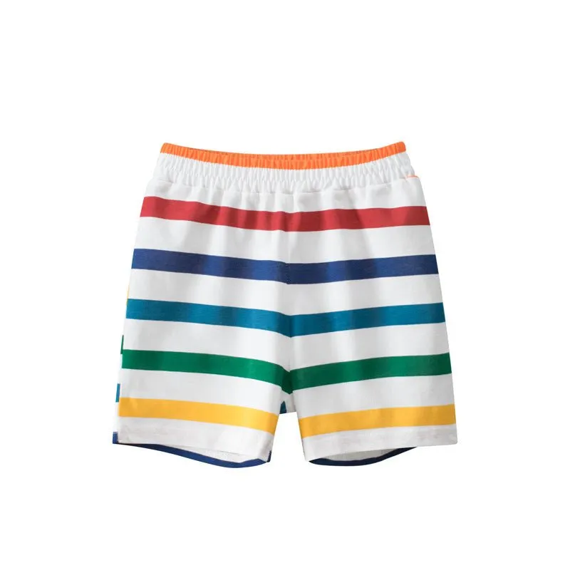 Toddler/Kid Boy Striped Shorts for Summer (2 Colors)