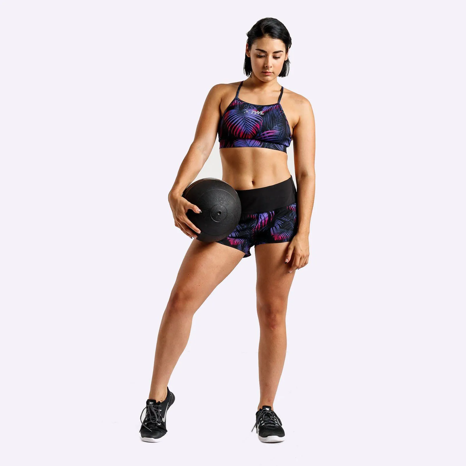 TWL - Women's Motion Shorts - EMBER/BLACK