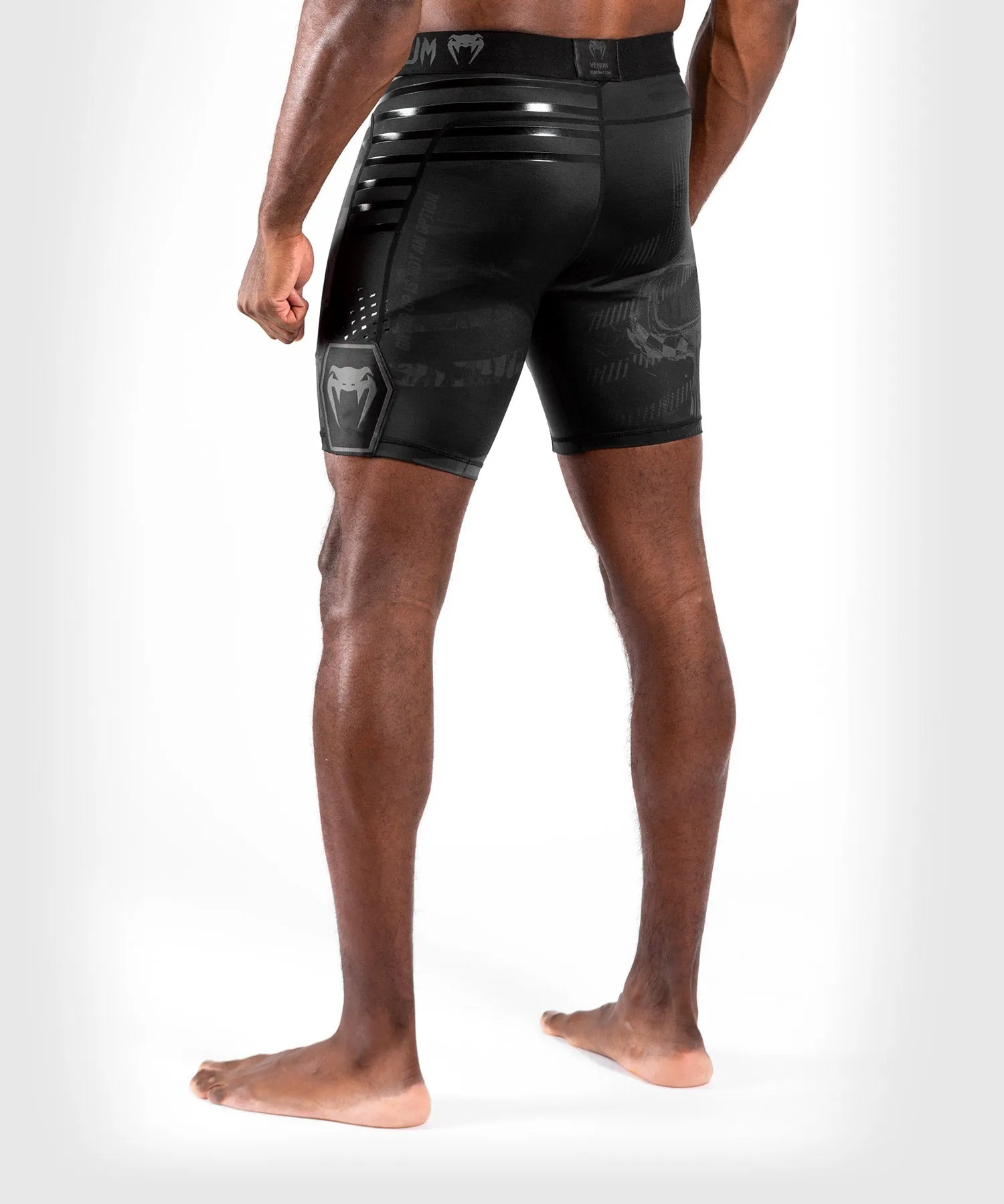 Venum Skull Vale Tudo Shorts - Black/Black