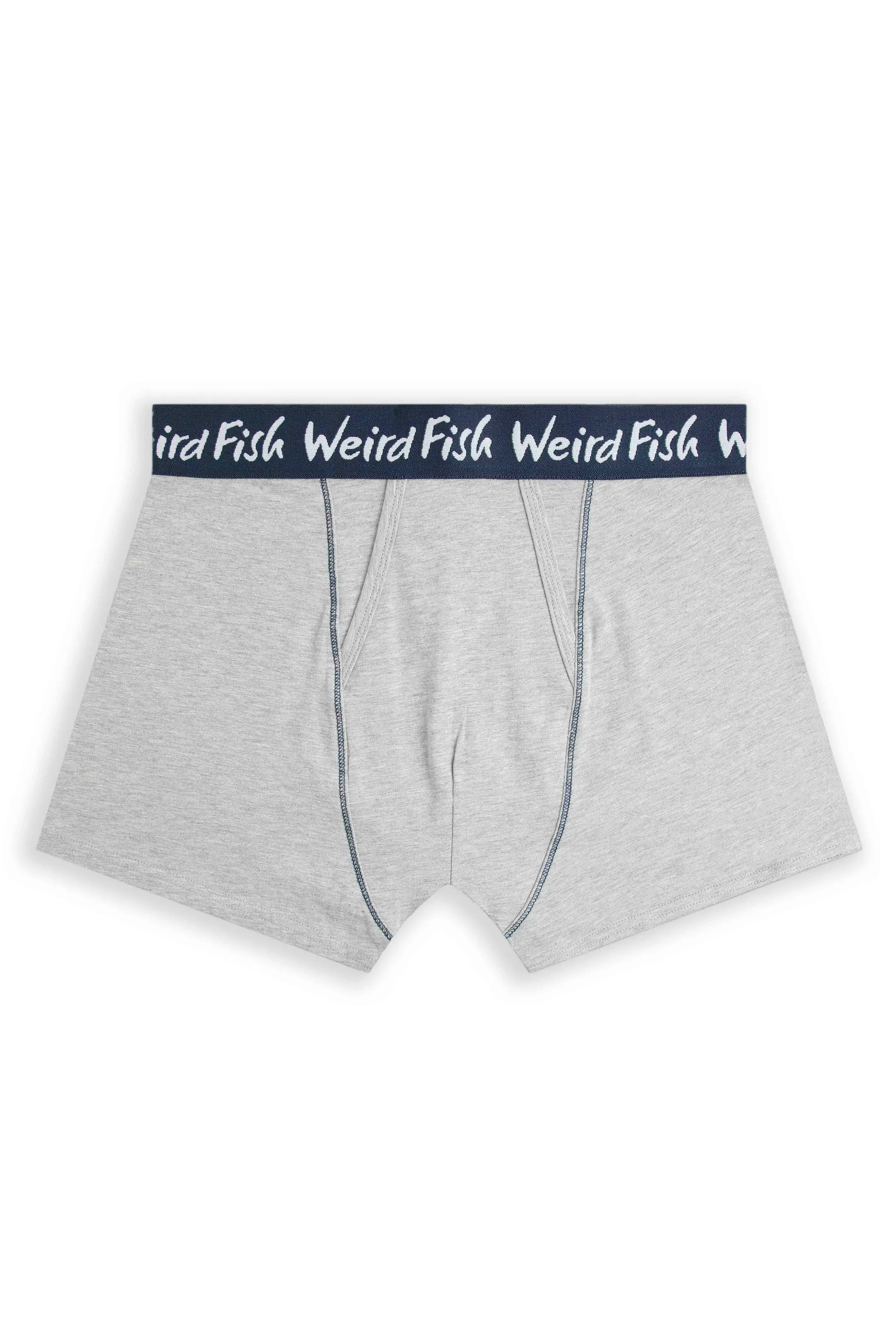 Weird Fish L Blue Ashridge Boxer Shorts (Pack of 3)