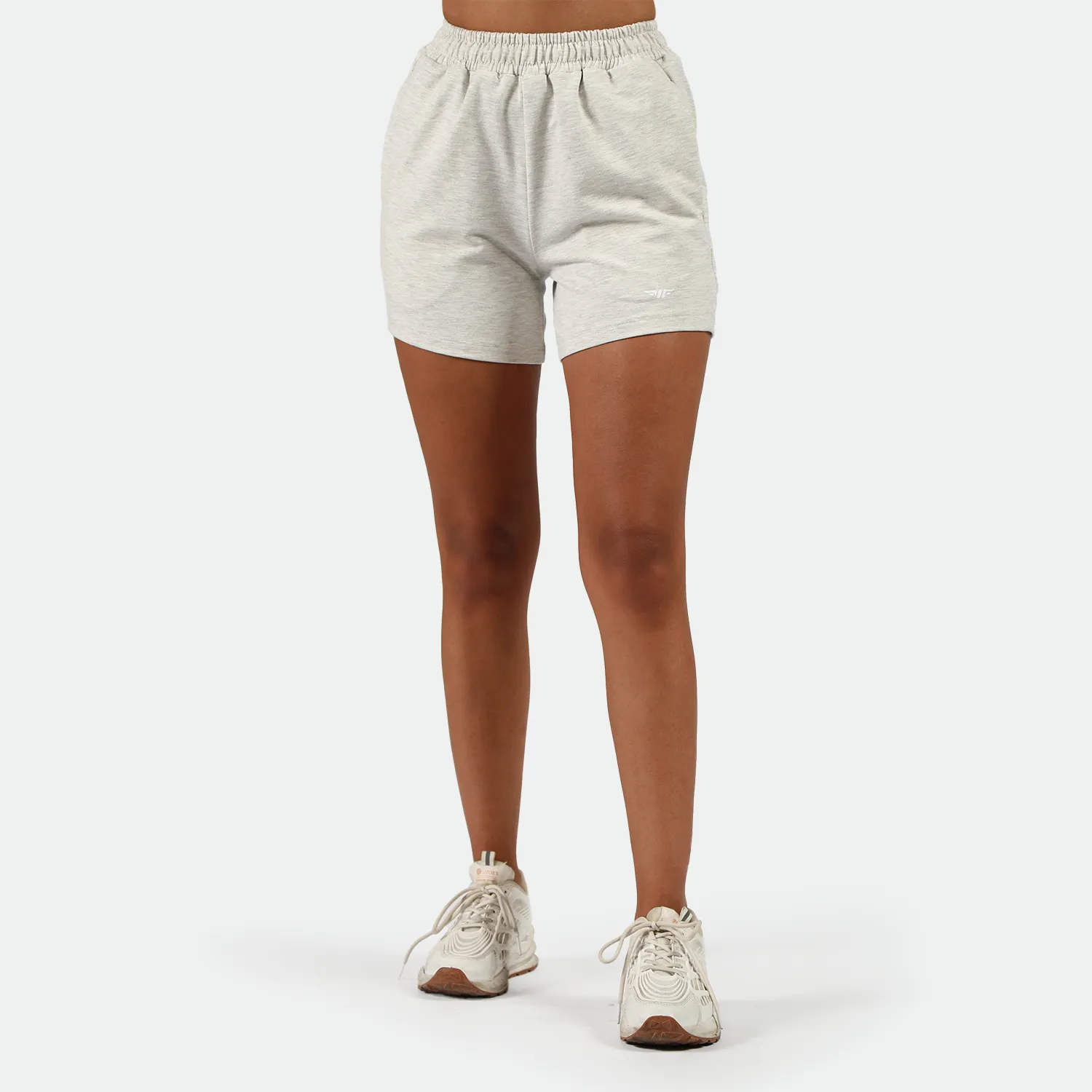 WOMEN-GO-BEYOND-SHORT (MARL-LIGHT-GREY)