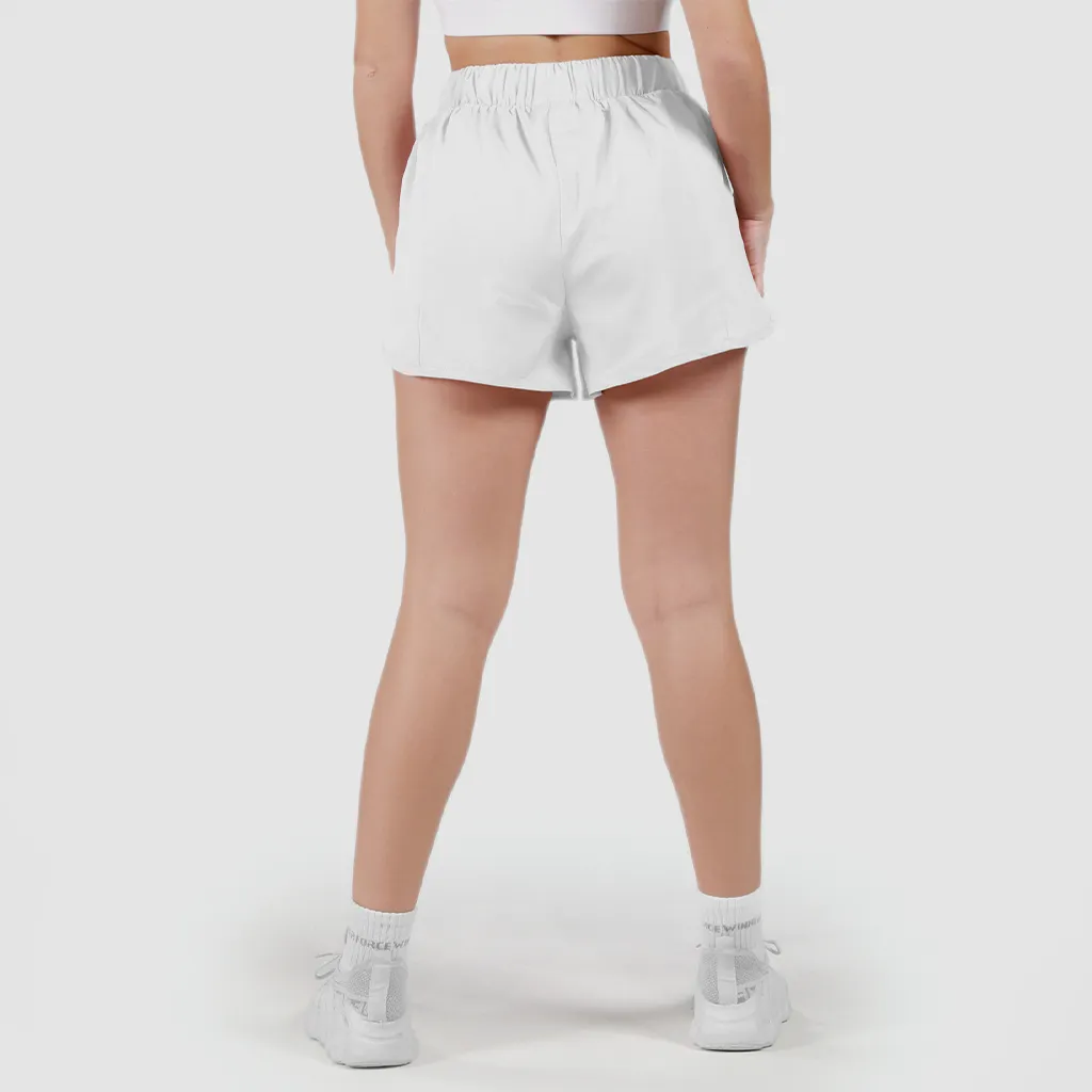 WOMEN-SIGNATURE-LAYERED-SHORTS (2 IN 1) (WHITE-WHITE)