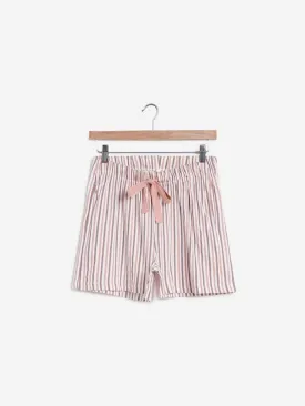 Wunderlove Light Brown Striped Shorts