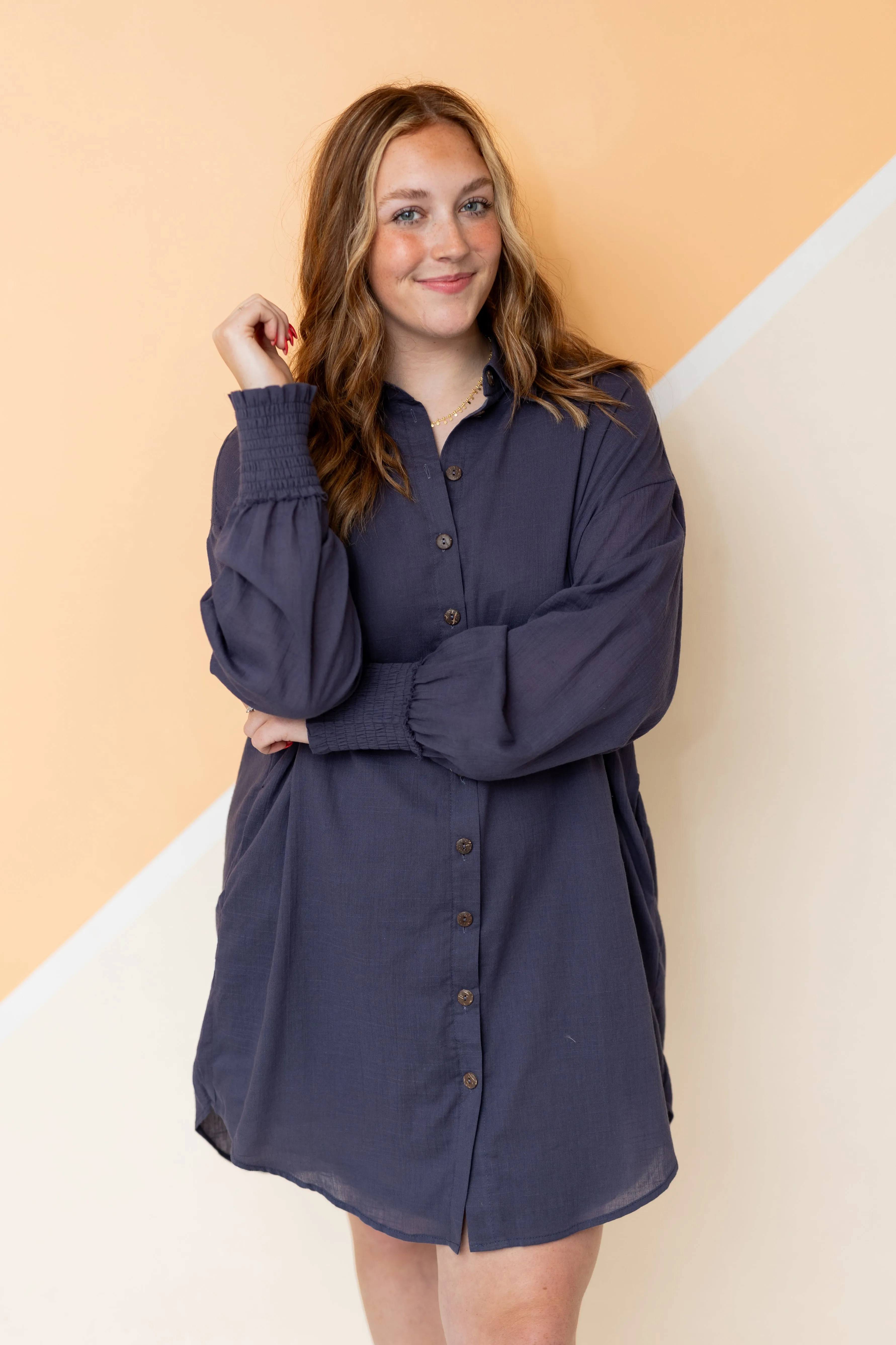 You Don't Have To Try Shirt Dress