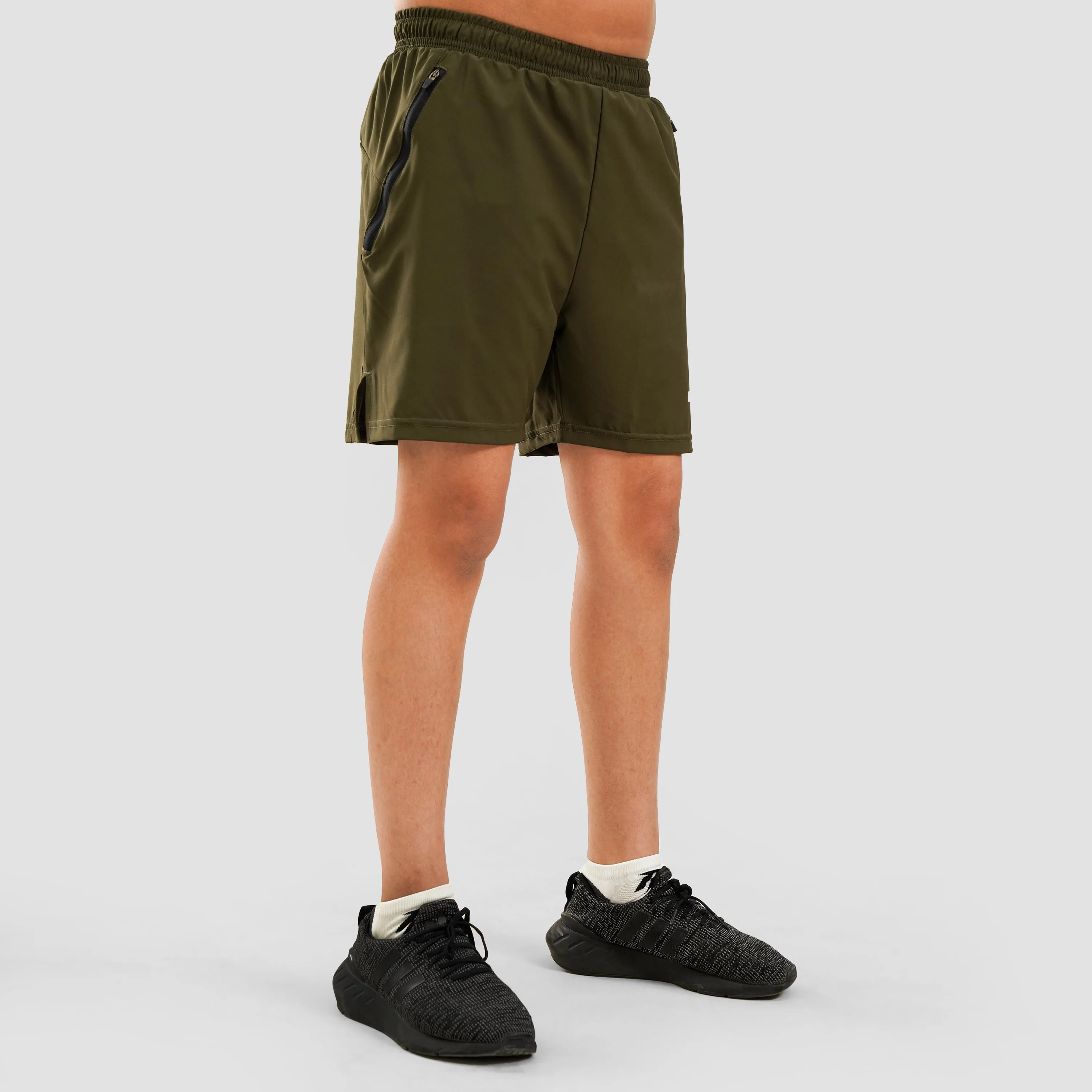 Youth Airflow Shorts (Olive)