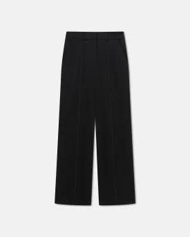 Zoelle - Slip-Satin Pants - Black